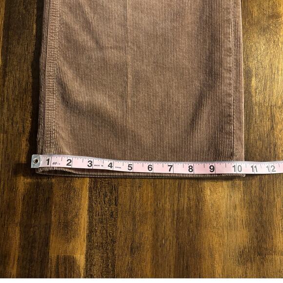 Pilcro Women’s 18W  40 x 27 Corduroy Pant Yaya Mid Rise Crop Flare Taupe Brown - Picture 16 of 16